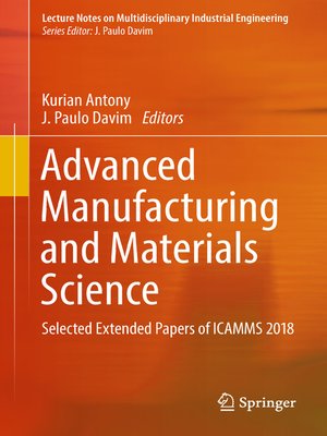 cover image of Advanced Manufacturing and Materials Science